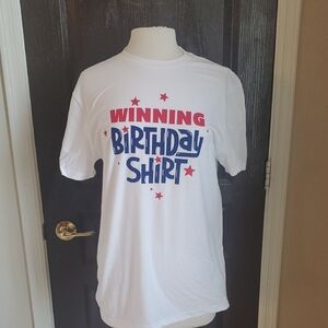 Winning Birthday Shirt Nwot